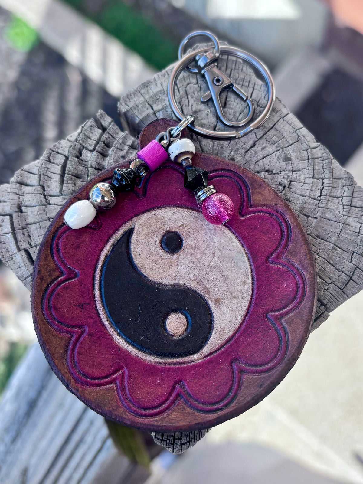 The Yin Yang Collection | Handcrafted Leather Purse & Bag Charms