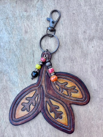The Leaf Collection | Handcrafted Leather Purse & Bag Charms