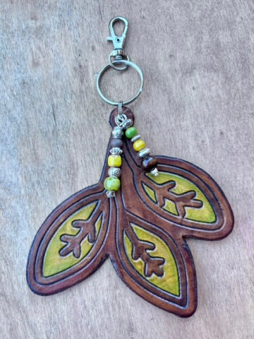 The Leaf Collection | Handcrafted Leather Purse & Bag Charms
