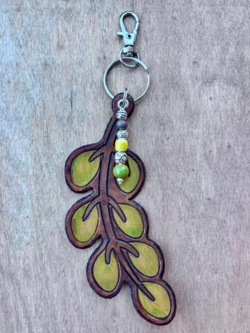 The Leaf Collection | Handcrafted Leather Purse & Bag Charms