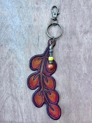 The Leaf Collection | Handcrafted Leather Purse & Bag Charms