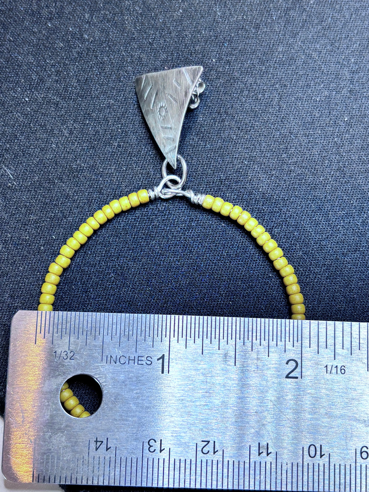 Miyuki Seed Bead Hoop Earrings with Sterling Silver Studs