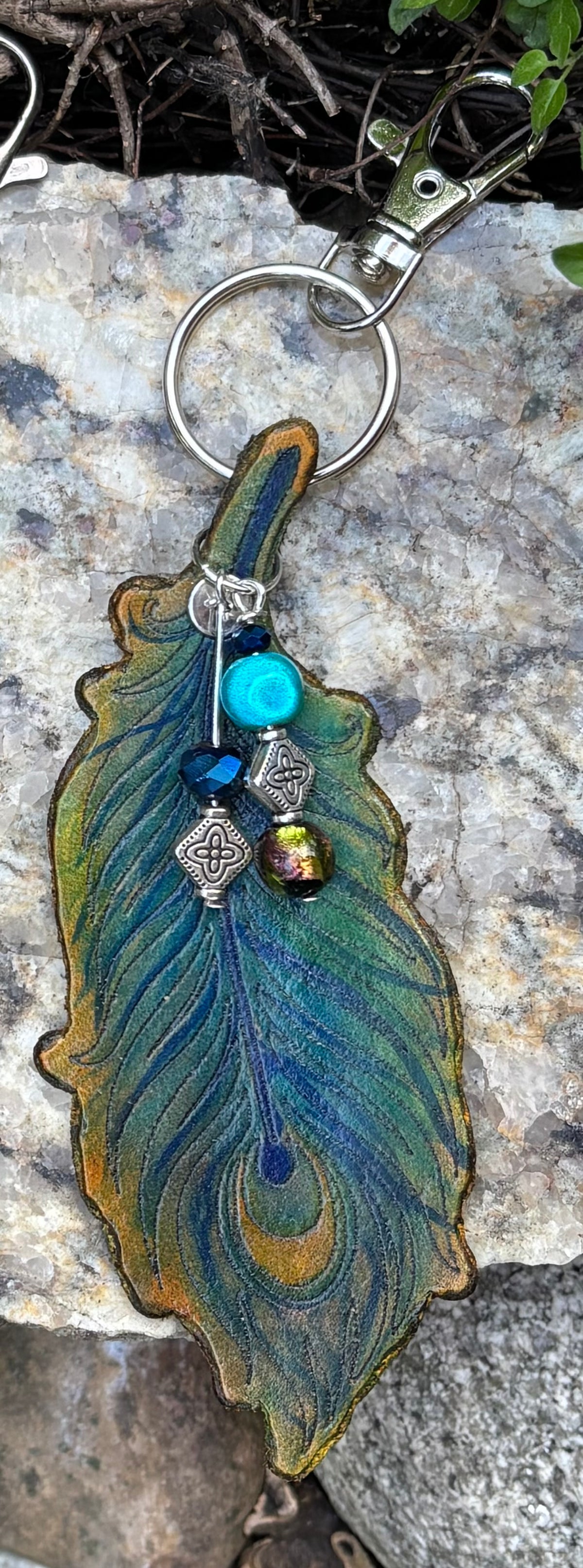 The Feather Collection | Handcrafted Leather Bag Charms