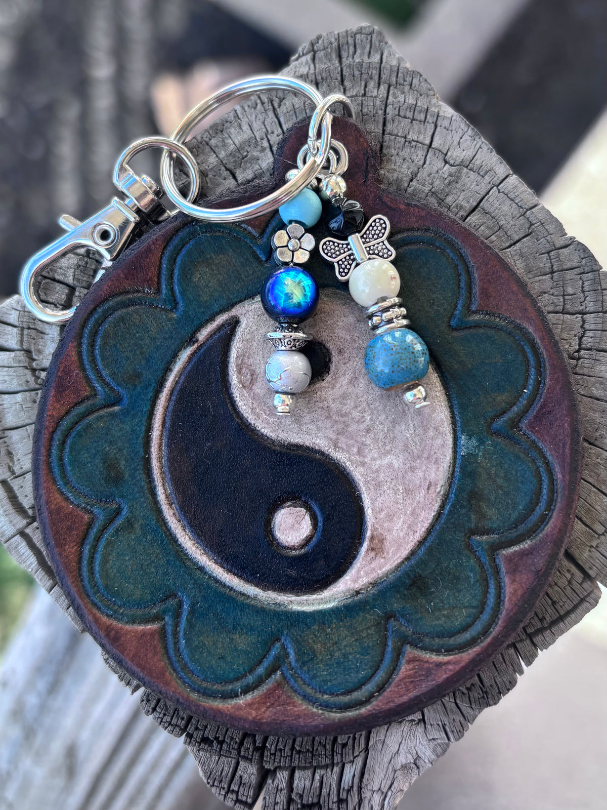 The Yin Yang Collection | Handcrafted Leather Purse & Bag Charms