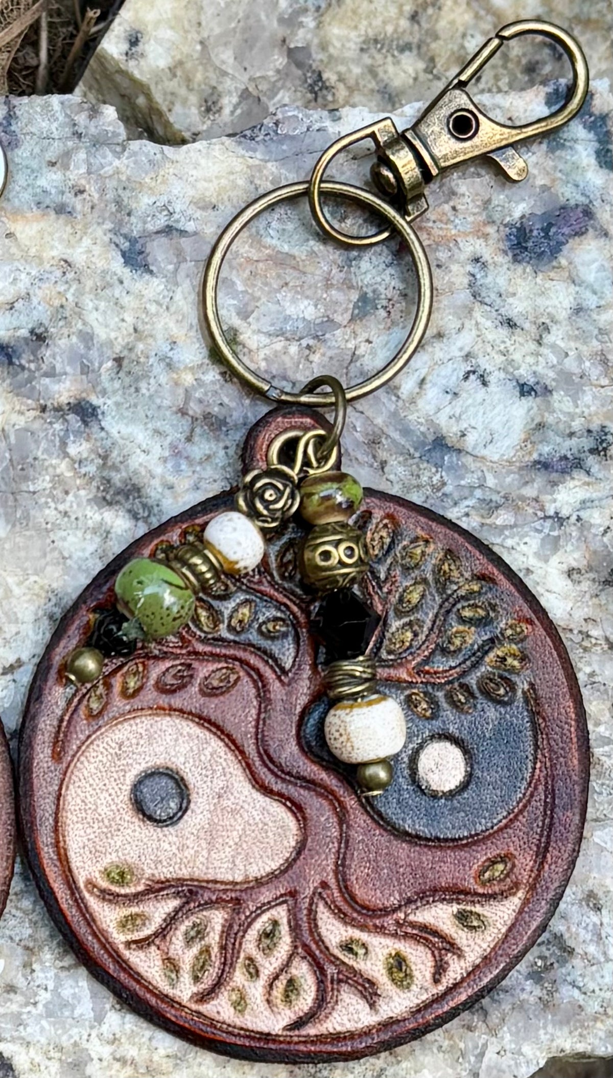 The Yin Yang Collection | Handcrafted Leather Purse & Bag Charms