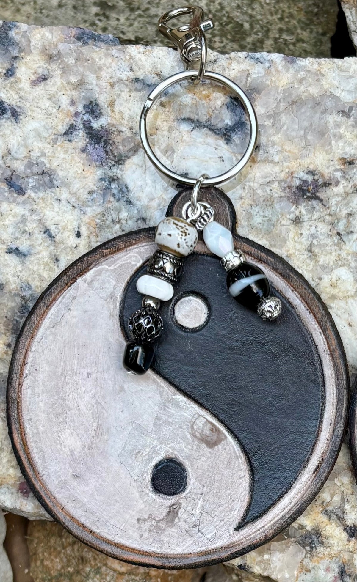 The Yin Yang Collection | Handcrafted Leather Purse & Bag Charms