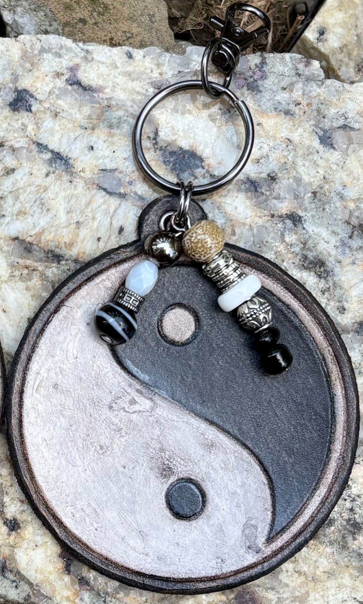 The Yin Yang Collection | Handcrafted Leather Purse & Bag Charms