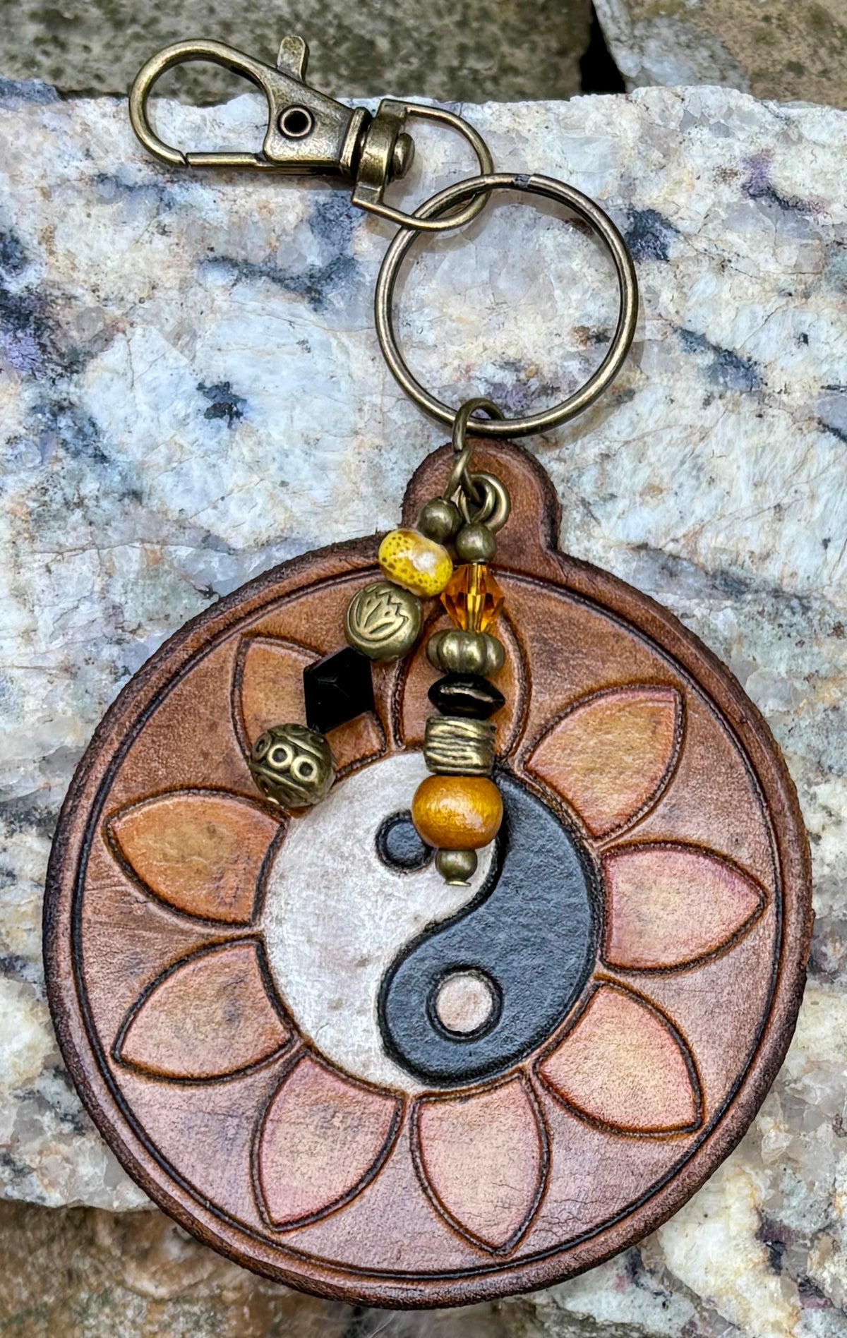 The Yin Yang Collection | Handcrafted Leather Purse & Bag Charms