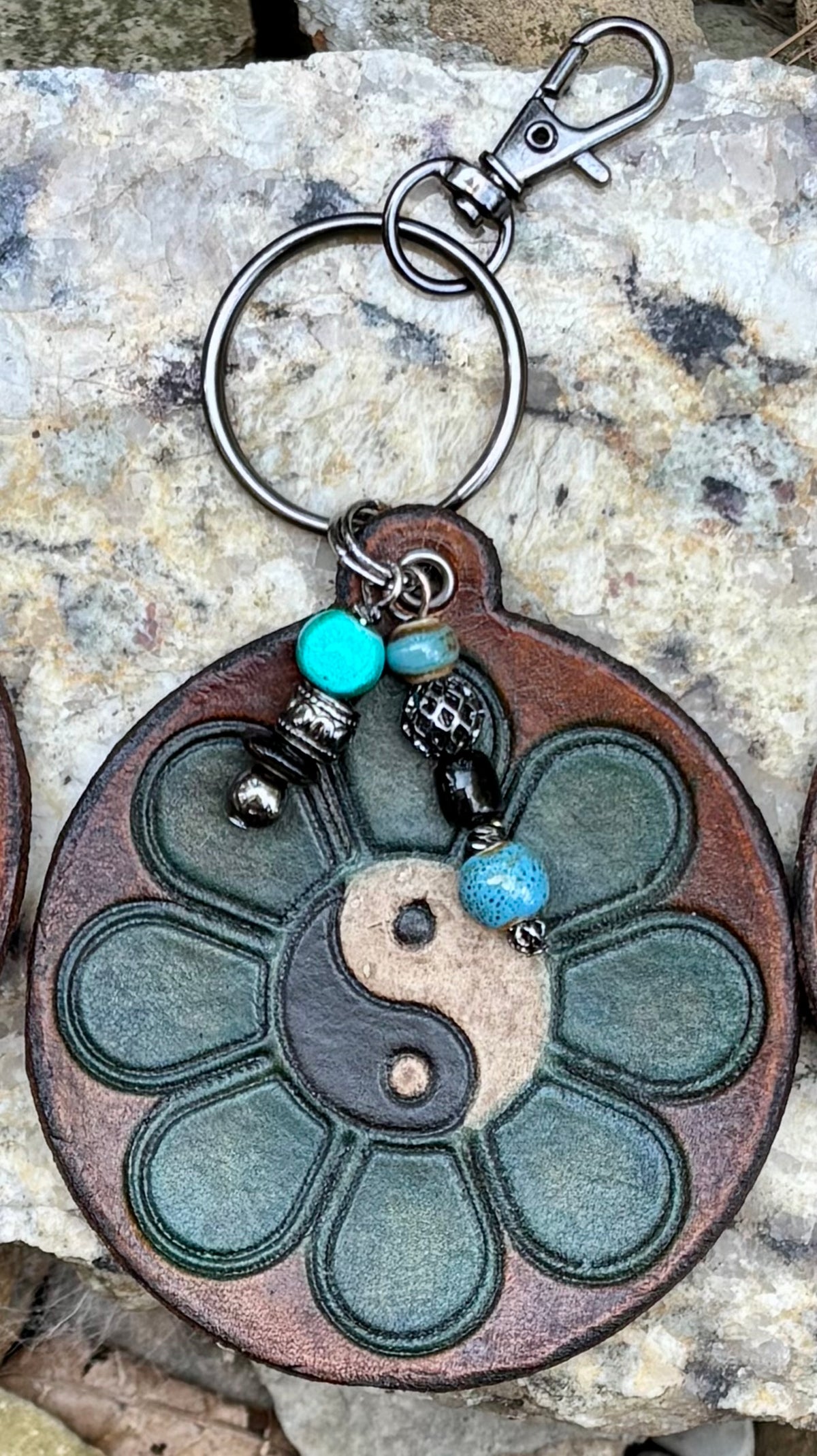 The Yin Yang Collection | Handcrafted Leather Purse & Bag Charms
