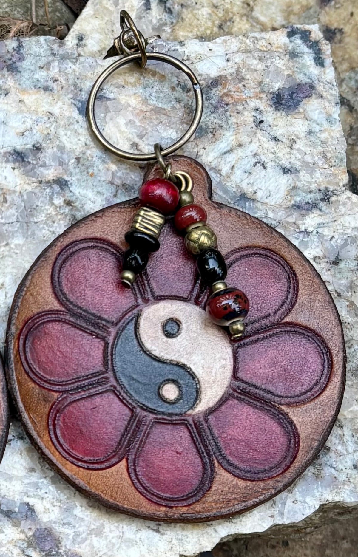 The Yin Yang Collection | Handcrafted Leather Purse & Bag Charms